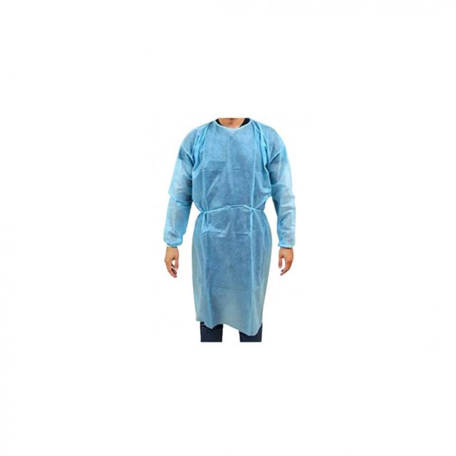 Isolation Gown Large 25 Gr Blue
