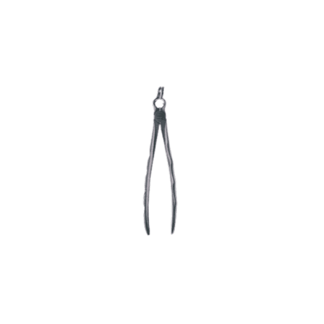 Forcep For Removing Fragments High Quality Steel AISI 420 170mm Black Plasma