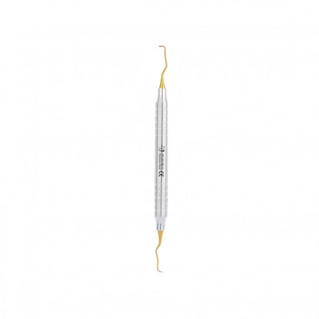 Curette Gracey #9-10 Anatomical Hollow Handle 10 mm With Gold Titanium Coating 175 mm