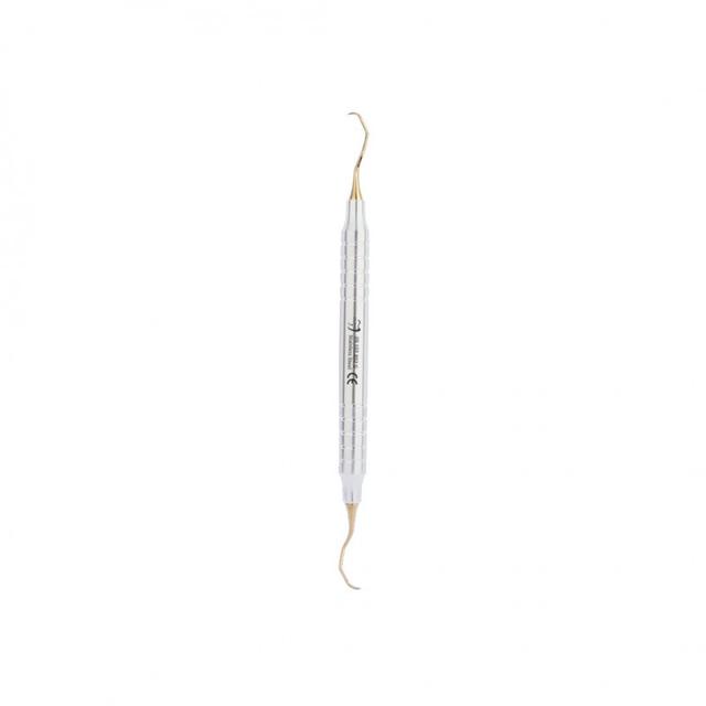 Curette Gracey #11-12 Anatomical Hollow Handle 10 mm With Gold Titanium Coating 175 mm