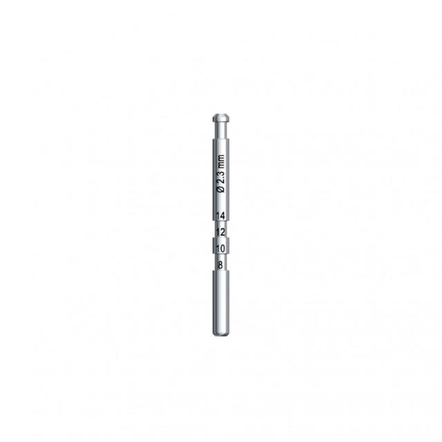 Nobelpearl Tapered Depth - Direction Indicators ø2.3 mm Silver