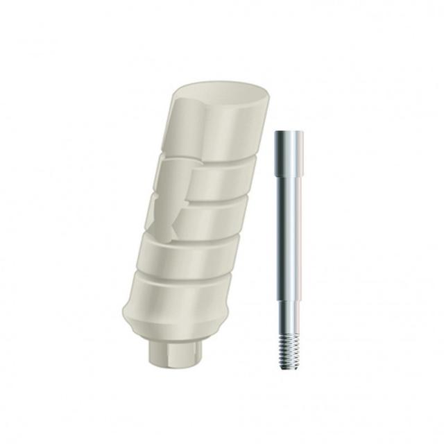 Zimmer Plastic Temporary Abutment A 4.5 x 5.5 mm D x 1 mm Cuff