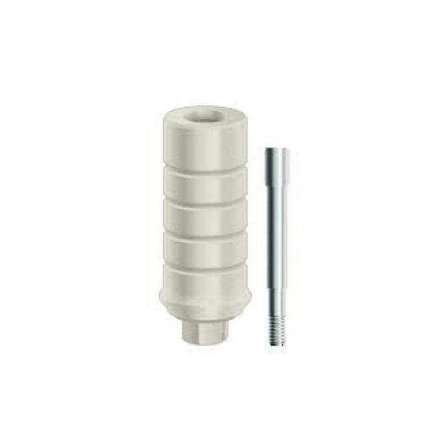 Zimmer Plastic Temporary Abutment S 4.5 x 5.5 mm D x 1 mm Cuff