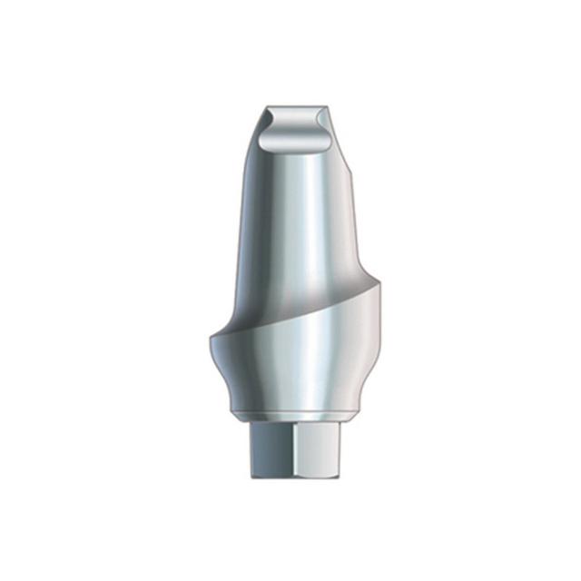 Zimmer Hex-Lock Contour Abutment Straight 3.5 x 4.5 mm D x 3 mm Cuff Height