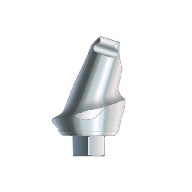 Zimmer Hex-Lock Contour Abutment 17° 4.5 x 4.5 mm D x 1 mm Cuff