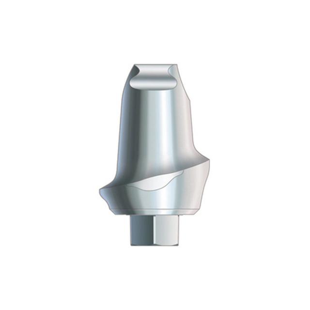 Zimmer Hex-Lock Contour Abutment Straight 4.5 x 4.5 mm D x 1 mm Cuff Height