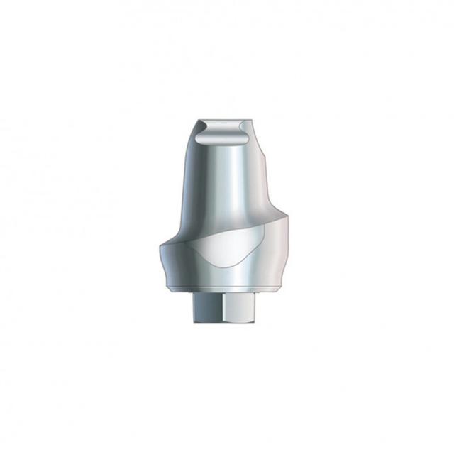Zimmer Hex-Lock Contour Abutment Straight 5.7 x 6.5 mm D x 1 mm Cuff Height