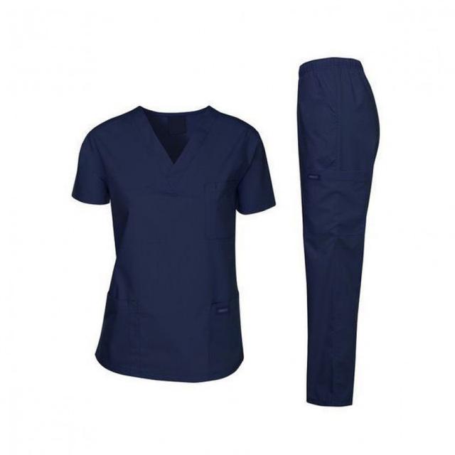 Cotton Scrubs Navy Blue - XLarge