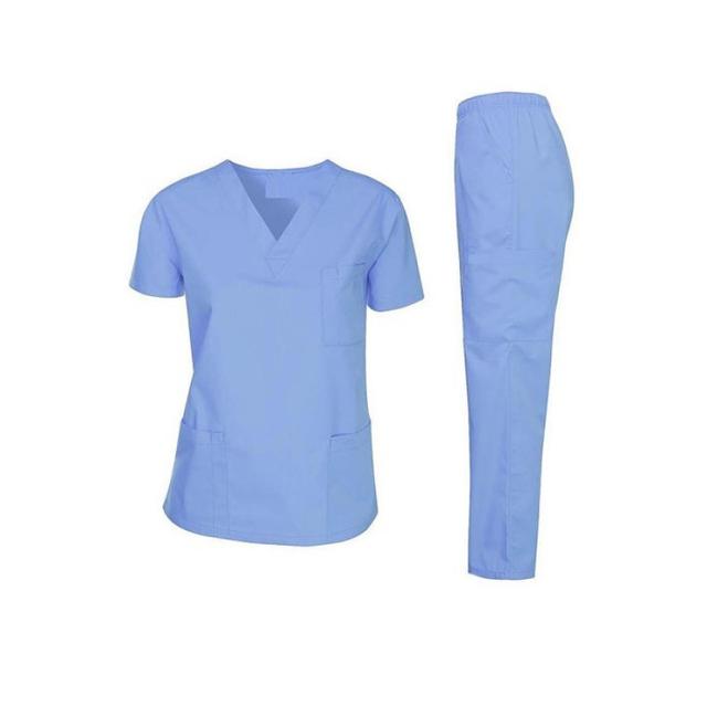 Cotton Scrubs Sky Blue - XXLarge