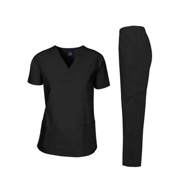 Cotton Scrubs Black - XXSmall