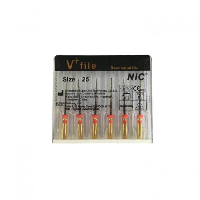 V+ Gold Reciprocating Files # R25 - 21 mm
