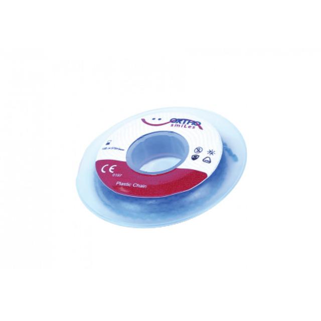 Plastic Chain Short Autumn Orange