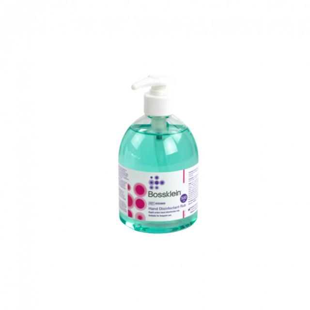 Hand Disinfectant Rub Alcohol Green Mint Aroma 500 ml