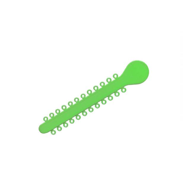 Velocity Plastic Ligatures Fluorescent Green