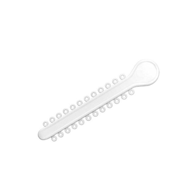 Velocity Plastic Ligatures White