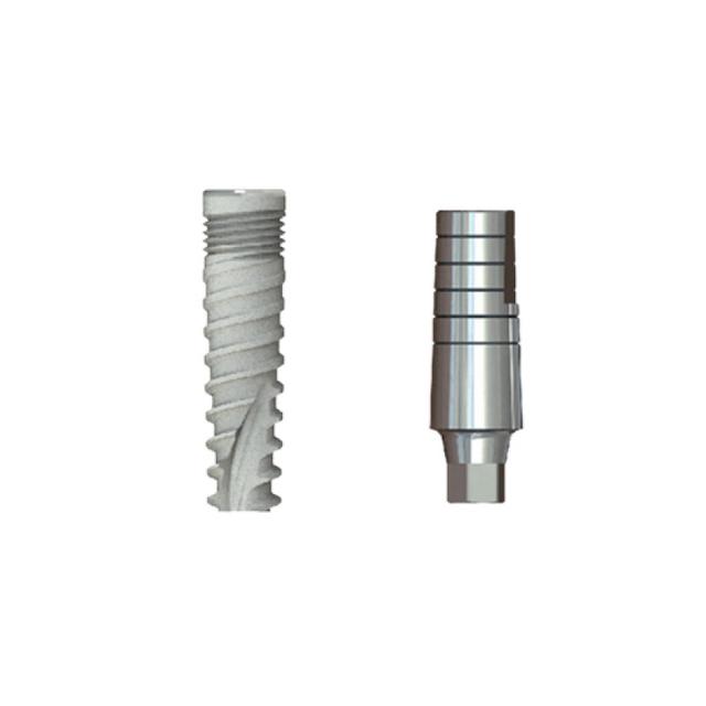 Double Connection Narrow Implant 3.2x10mm + S1N-9mm