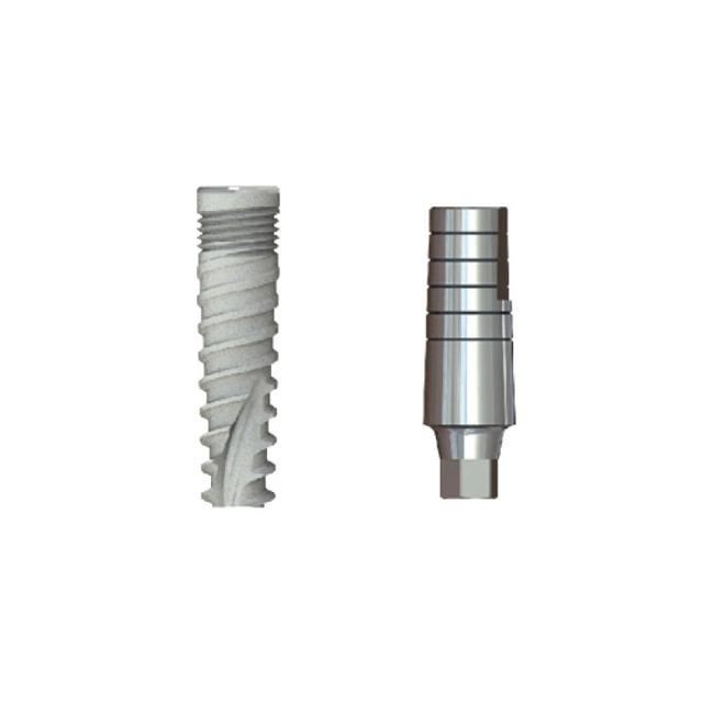 Double Connection Narrow Implant 3.2x13mm + S1N-9mm