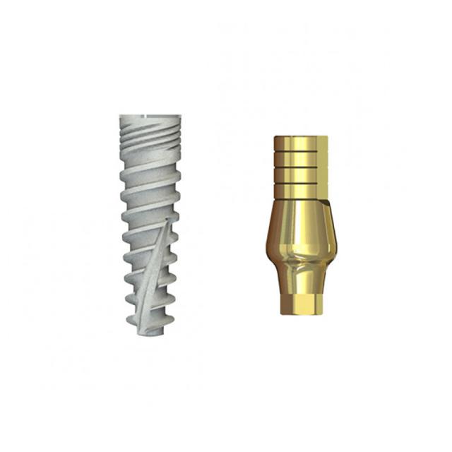 Double Connection Implant 11.5x3.5 mm + S1D-9 mm