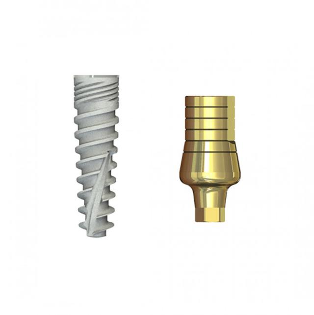 Double Connection Implant 13x3.5 mm + S1WD-9 mm