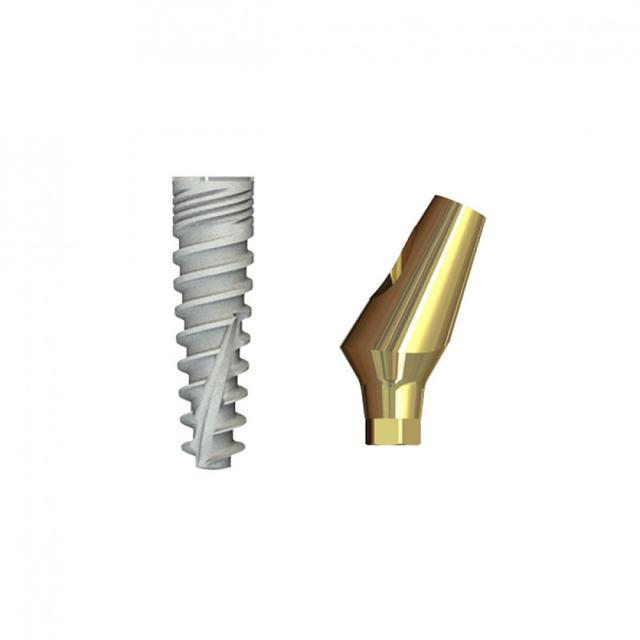 Double Connection Implant 8x3.75 mm + S2D-25-11 mm