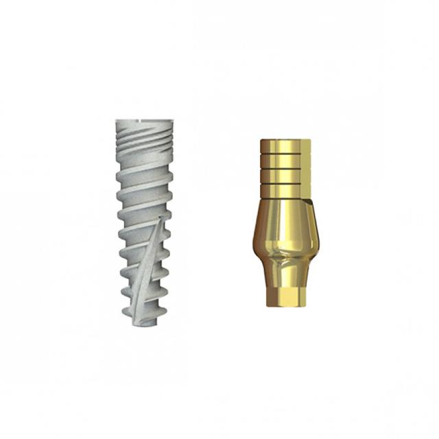 Double Connection Implant 11.5x3.75 mm + S1D-9 mm