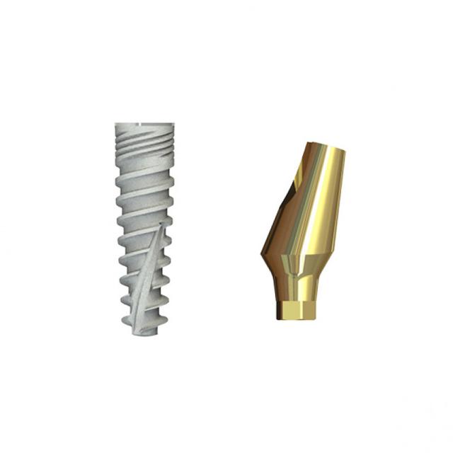 Double Connection Implant 11.5x3.75 mm + S2D-15-11 mm