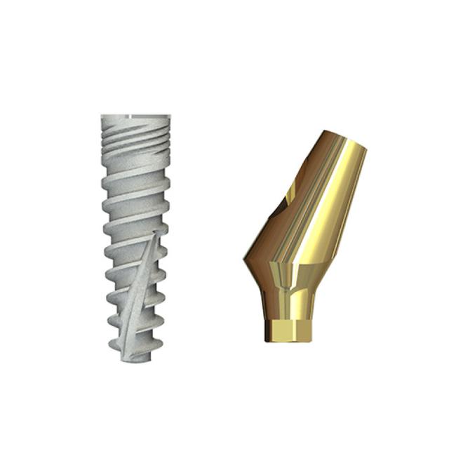 Double Connection Implant 11.5*3.75 mm + S2D-25-11 mm