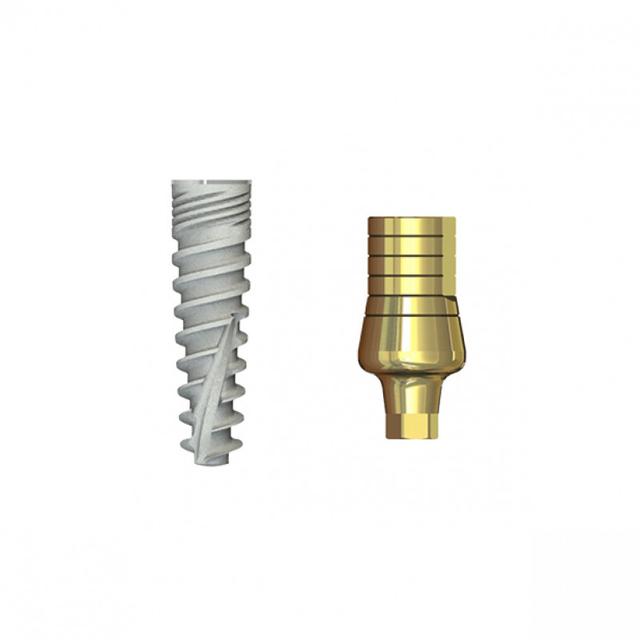 Double Connection Implant 6x4.2 mm + S1WD-9 mm