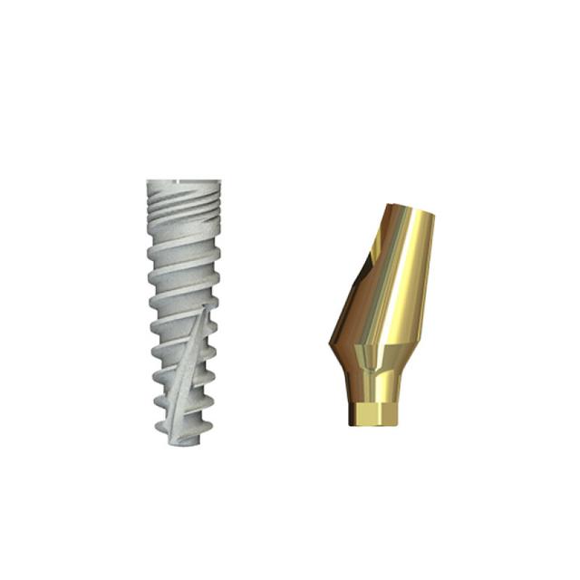 Double Connection Implant 6x4.2 mm + S2D-15-11 mm