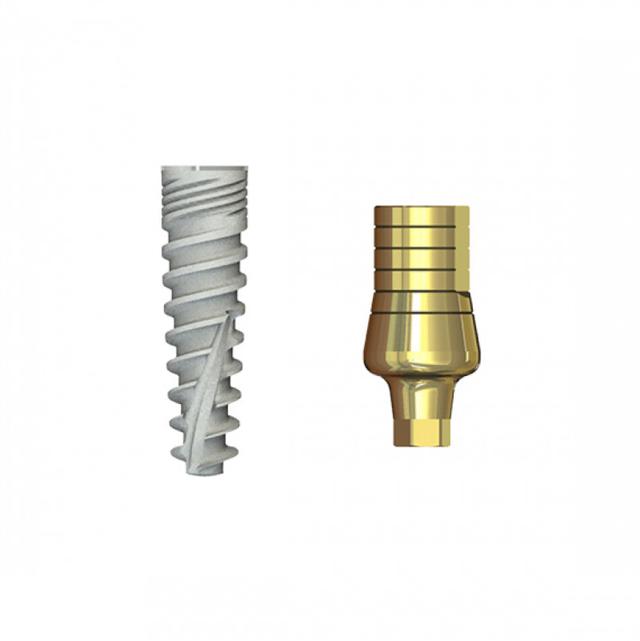 Double Connection Implant 8x4.2 mm + S1WD-9 mm