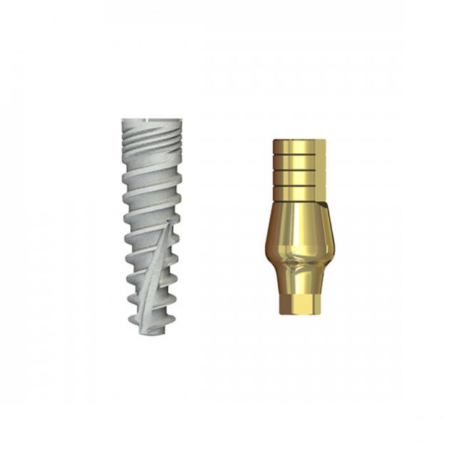 Double Connection Implant 11.5x4.2 mm + S1D-9 mm