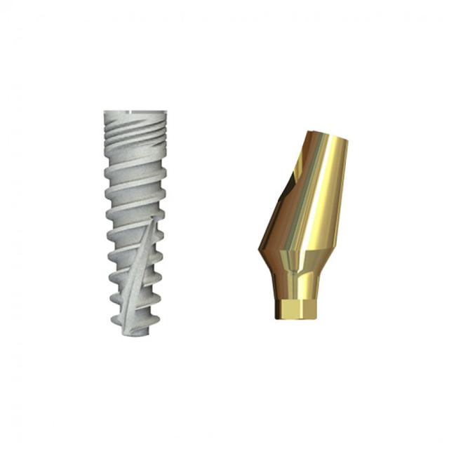 Double Connection Implant 11.5x4.2 mm + S2D-15-11 mm