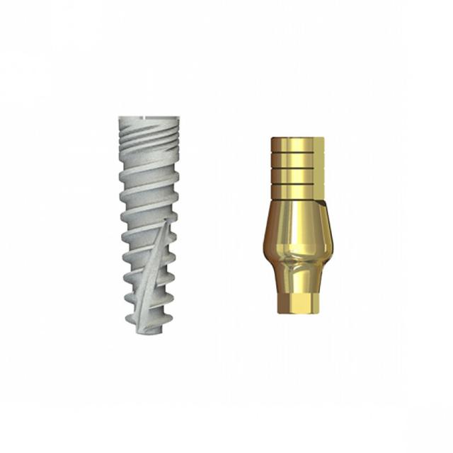 Double Connection Implant 13x4.2 mm + S1D-9 mm