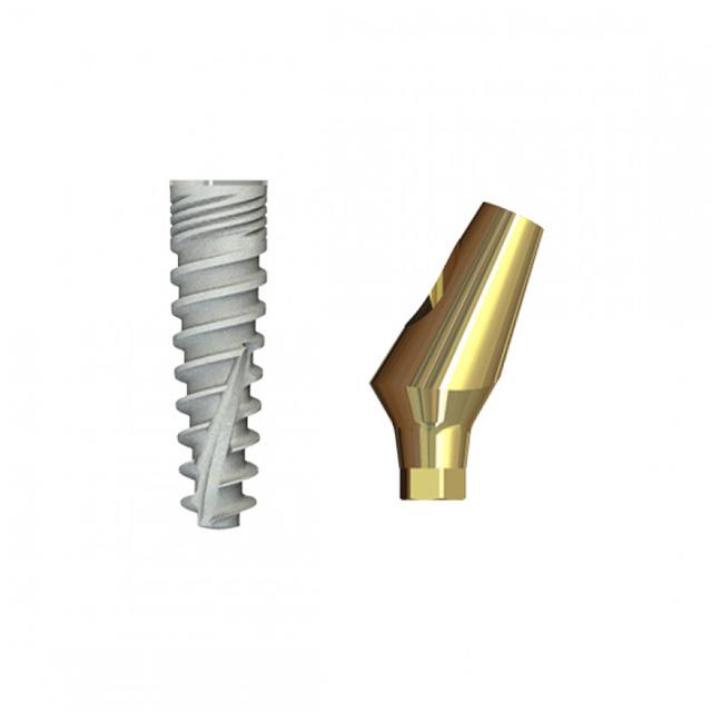 Double Connection Implant 6x4.5 mm + S2D-25-11 mm