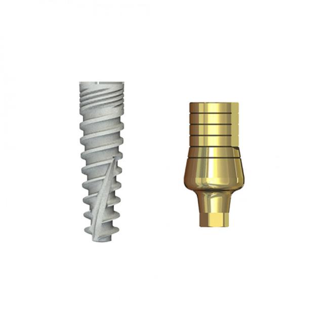 Double Connection Implant 8x4.5 mm + S1WD-9 mm