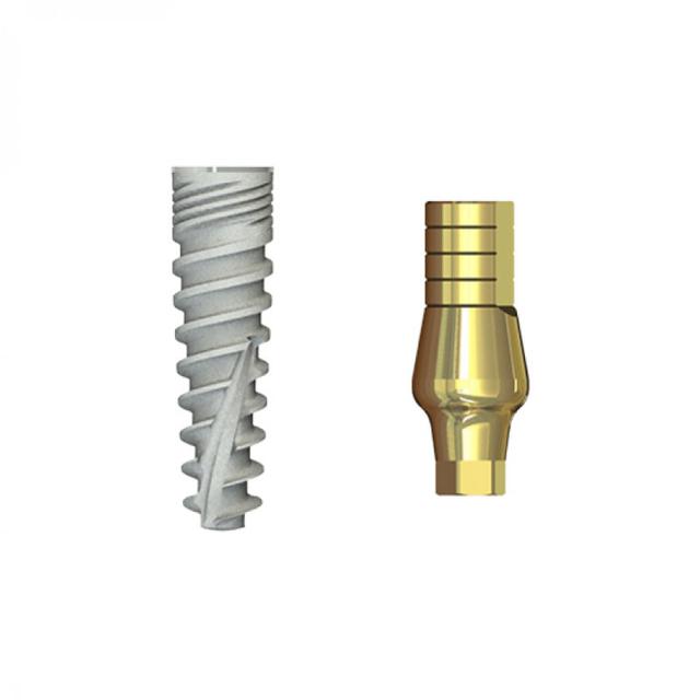 Double Connection Implant 10x4.5 mm + S1D-9 mm