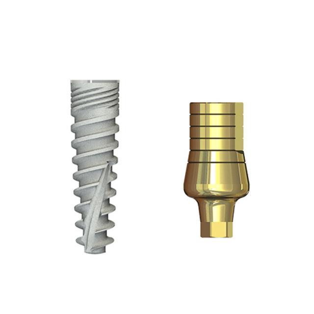 Double Connection Implant 13x4.5 mm + S1WD-9 mm