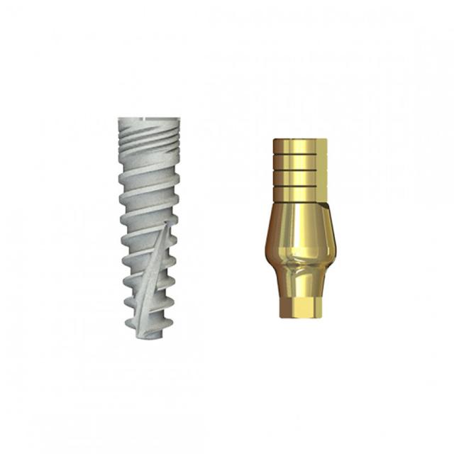 Double Connection Implant 6x5 mm + S1D-9 mm