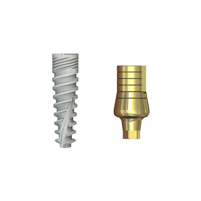 Double Connection Implant 6x5 mm + S1WD-9 mm