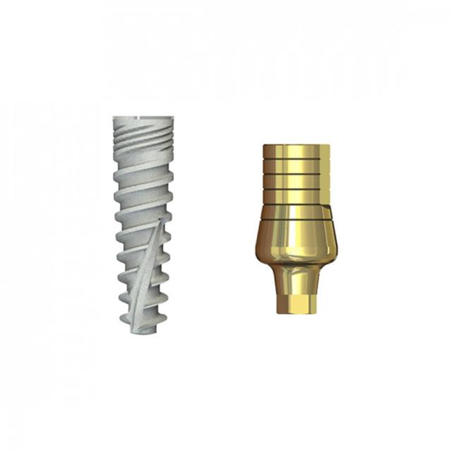 Double Connection Implant 8x5 mm + S1WD-9 mm