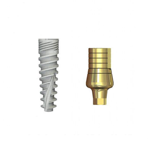 Double Connection Implant 10x5 mm + S1WD-9 mm