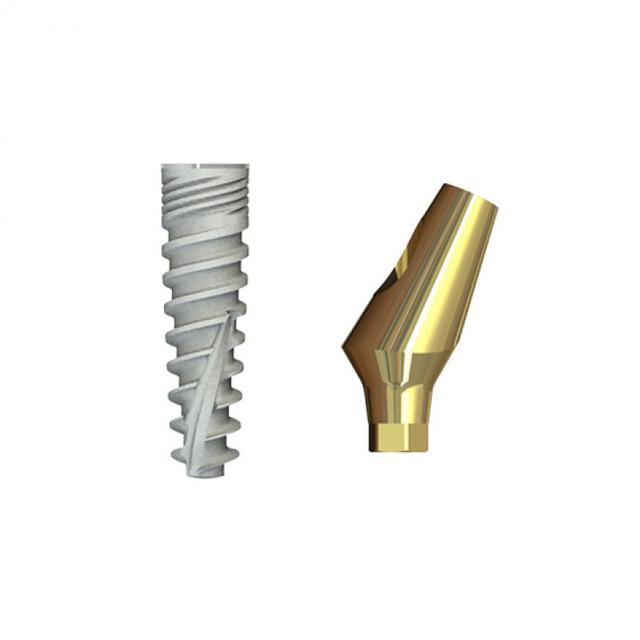Double Connection Implant 10x5 mm + S2D-25-11 mm