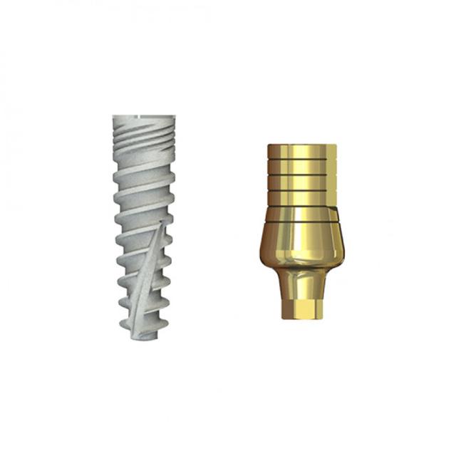 Double Connection Implant 8x6 mm + S1WD-9 mm