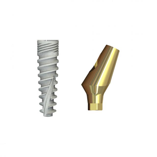 Double Connection Implant 10x6 mm + S2D-25-11 mm