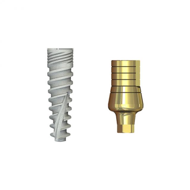 Double Connection Implant 11.5x6 mm + S1WD-9 mm