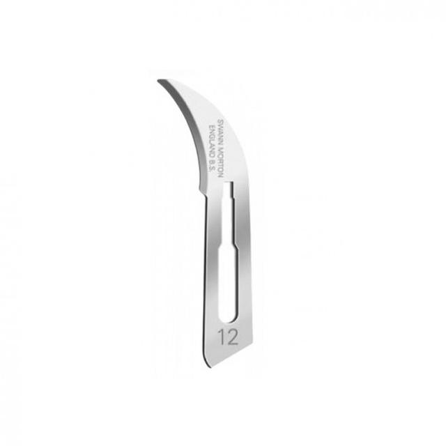 Swann-Morton Surgical Scalpel Blade No.12 Carbon Steel