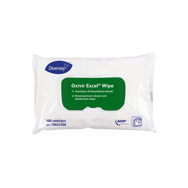Oxivir Excel AHP Wipes Pouch of 100