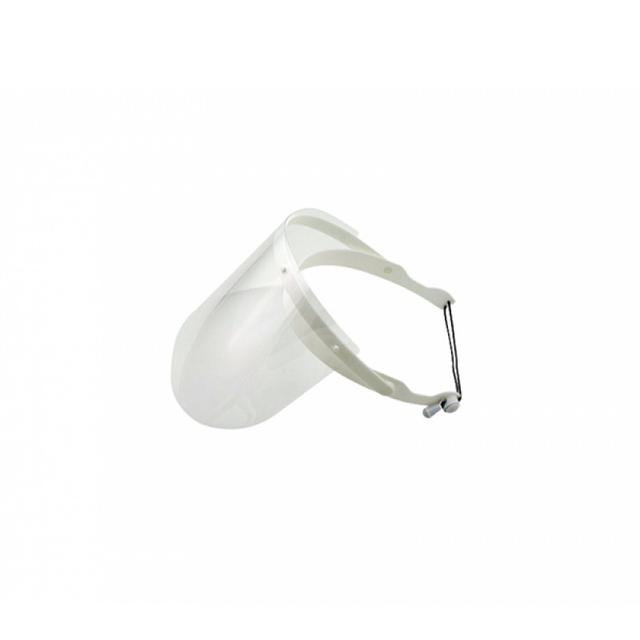 Face Shield With Frame White