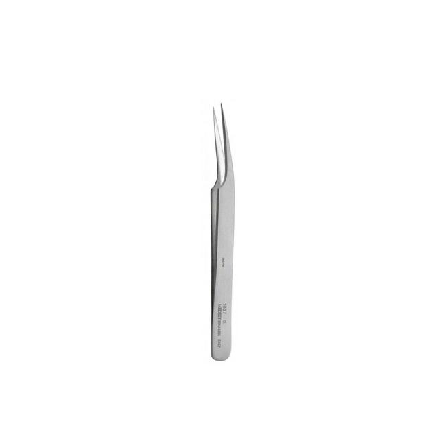 Tweezer With Fine Tips Jeweler Angled 130 mm