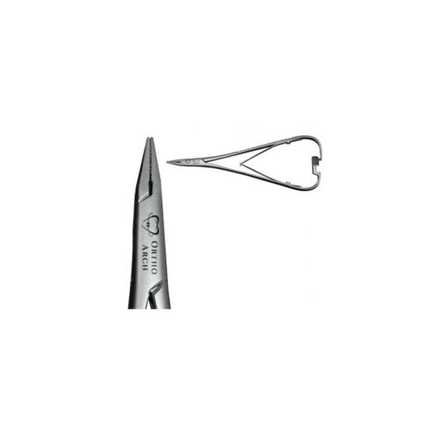 Mathieu Needle Holder With Safety Latch Flat Tip